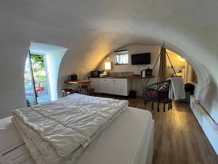 Appartement de vacances pour 4 personnes, avec terrasse et jardin, animaux acceptés