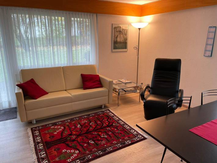 Apartamento vacacional entero, Apartamento de vacaciones para 4 personas con balcón/terraza in Lenk im Simmental, Lenk