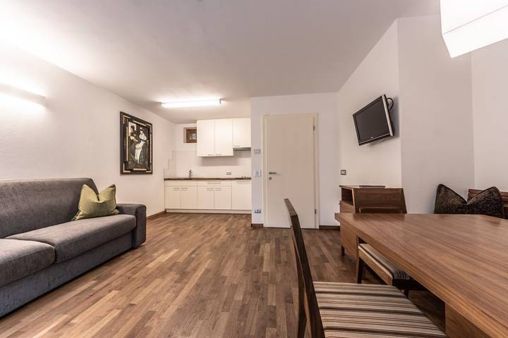 Hel lägenhet, Apartment "Le Table C" with Mountain View, Garden & Wi-Fi in San Vigilio di Marebbe, Enneberg