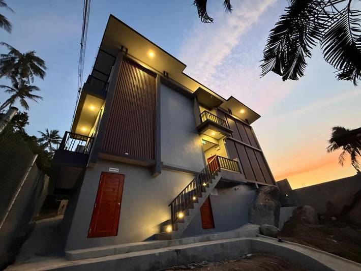 Hotel for 2 personer, med terrasse og utsikt i Koh Tao