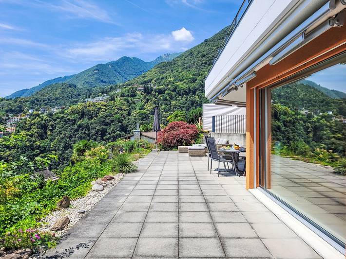 Ferienwohnung für 4 Personen, mit Seeblick und Terrasse sowie Ausblick, mit Haustier am Lago Maggiore (Schweiz) - 4
