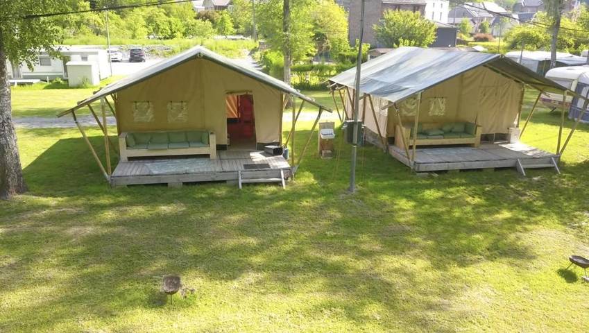 Camping pour 6 personnes, avec jardin et vue