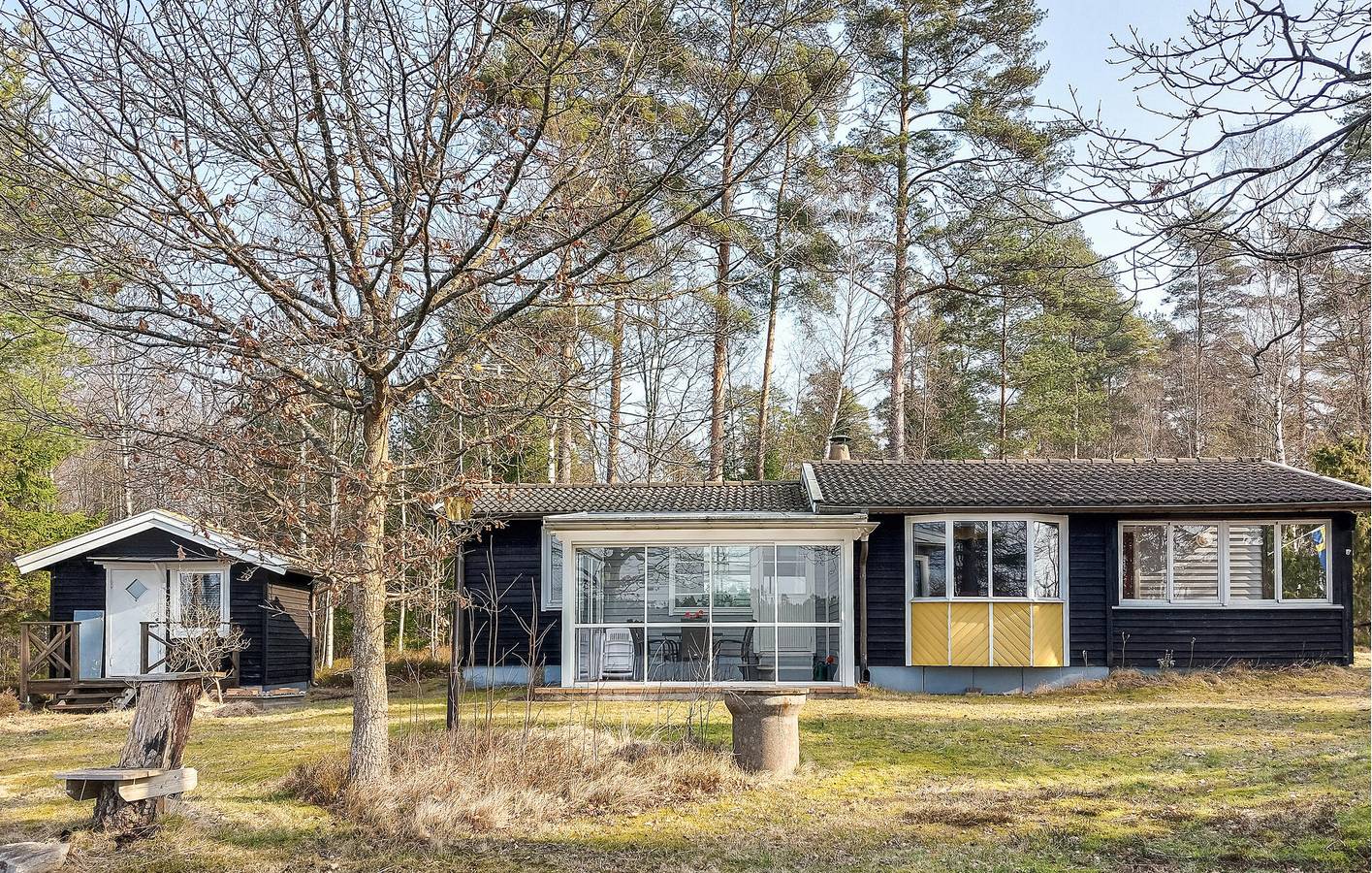 Ferienhaus für 7 Personen mit Ausblick in Kronoberg