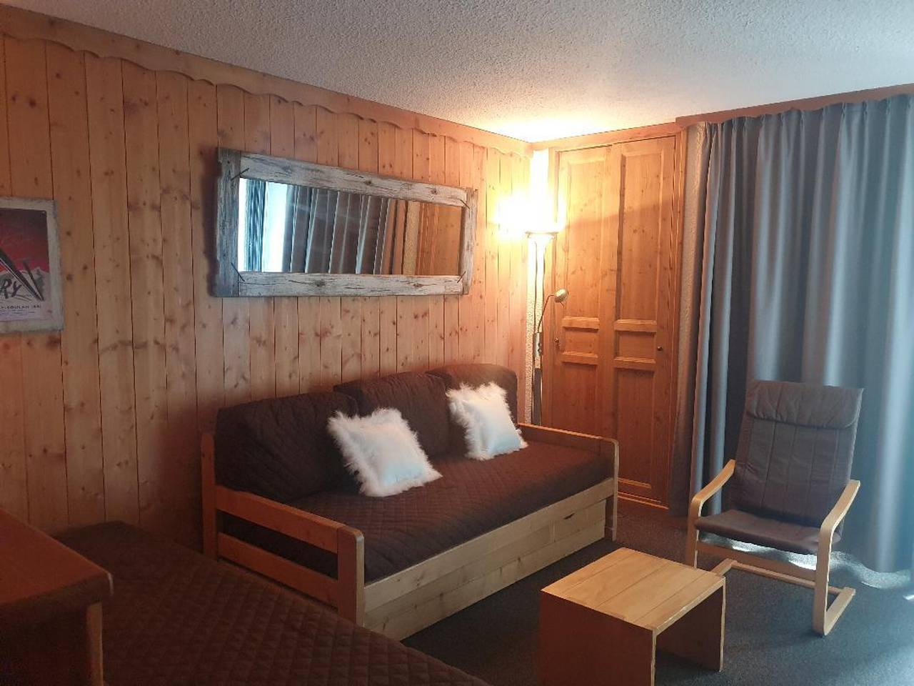 Appartement entier, Charmant 2 pièces, centre, 5 pers. avec balcon, quartier La Croisette, Les Belleville in Les Menuires, Saint-Martin-de-Belleville
