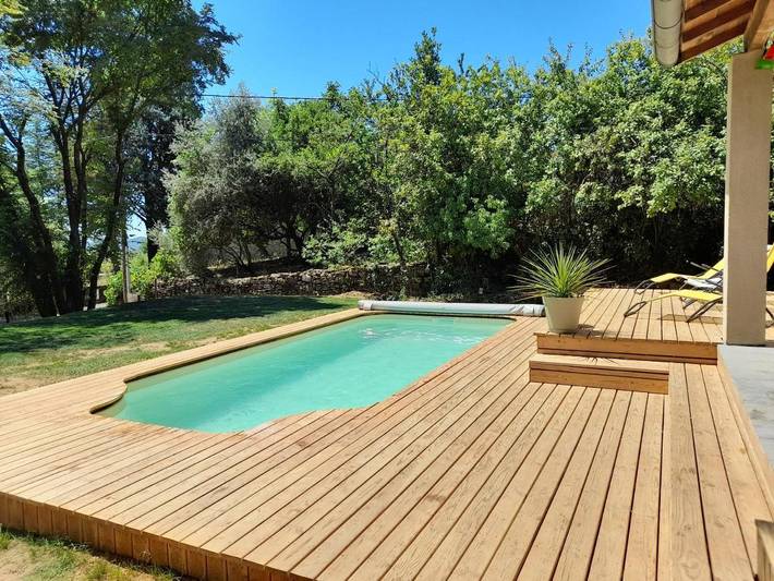 Location de vacances pour 5 personnes, avec jardin et piscine à Payzac (Ardèche) - 3