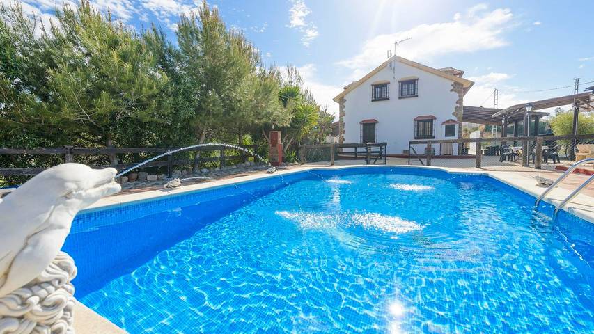 Casa rural para 12 personas, con piscina y balcón/terraza en Almogía - 2