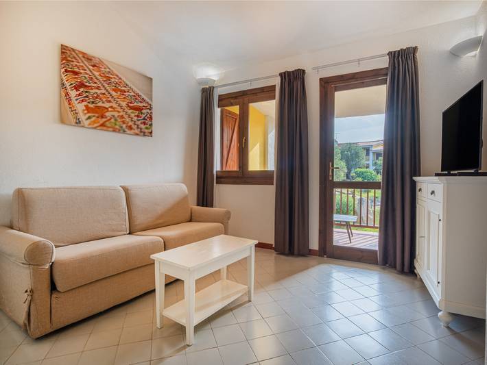 Village vacances pour 4 personnes, avec piscine ainsi que bassin pour enfant et balcon/terrasse, animaux acceptés en Sardaigne - 4