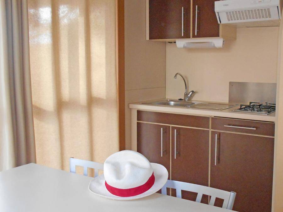 Camping Tikayan Saint Clair - Chalet 4 persons - Chalet Coba Eco in Moustiers-Sainte-Marie, Verdon Regional Natural Park