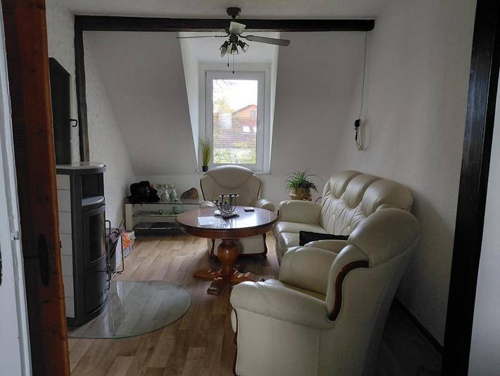 Ferienwohnung für 5 Personen, mit Garten und Ausblick