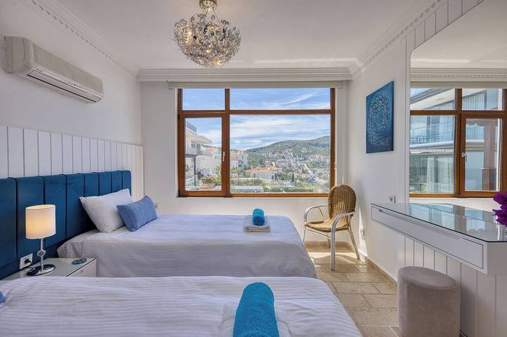 Ganze Wohnung, Atemberaubendes Penthouse - Turtle View Eagles Nest Kalkan in Kaş, Provinz Antalya