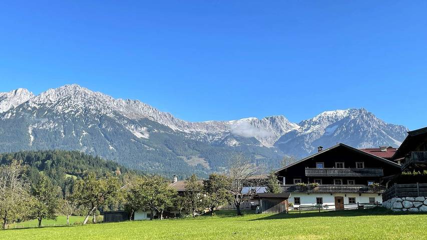 Vakantiehuis voor 12 personen, met zwembad en tuin in Söll