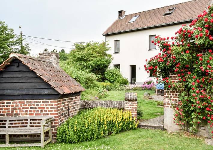 Chambre d’hôte pour 2 personnes, avec Balcon et Terrasse ainsi que Jardin et Vue à Halle (Flandre)