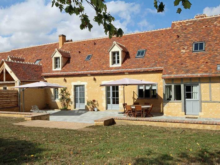Gîte pour 9 personnes, avec Balcon ainsi que Terrasse et Jardin
