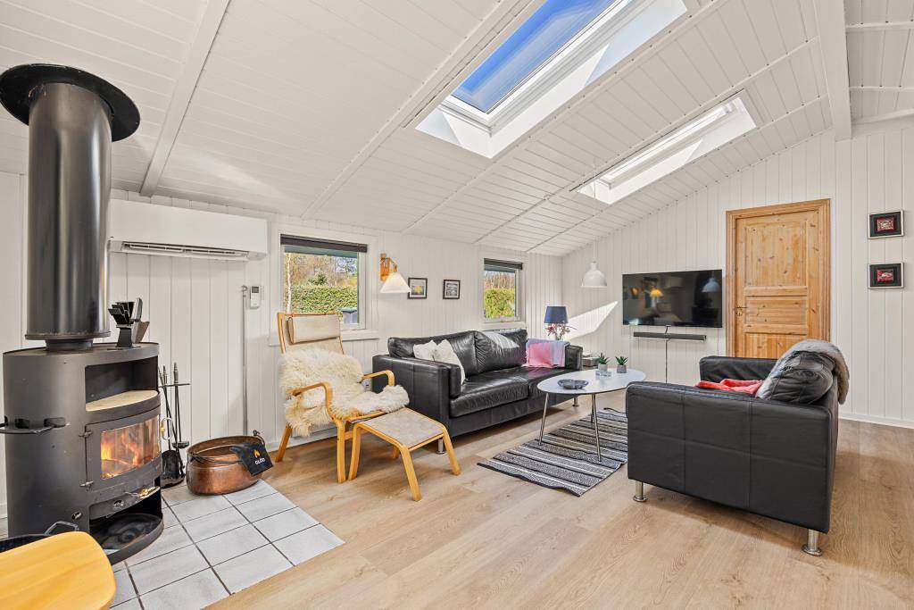 Klassisches Ferienhaus für 6 Personen + 2 Hunde mit Sauna & Außenwhirlpool  in Nørre Nebel, Varde
