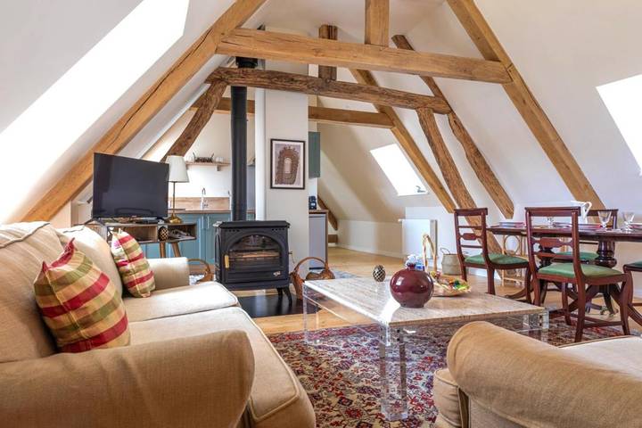 Appartement de vacances pour 4 personnes, avec jardin
