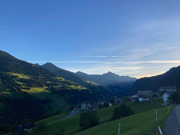Ferienwohnung für 4 Personen, mit Garten und Ausblick, mit Haustier in Raggal