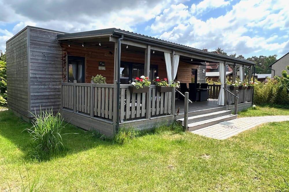 Tolles Ferienhaus Rybak mit Boxspringbetten und großer Überdachte Terrasse in Wunstorf, Steinhuder Meer