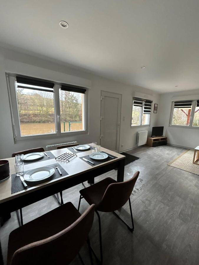 Location de vacances pour 4 personnes, avec terrasse et vue ainsi que vue sur le lac et jardin, animaux acceptés à Champagney - 4