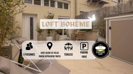 Gîte pour 3 personnes, avec terrasse à Saint-Julien-les-Villas