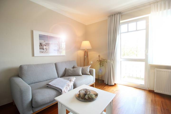 Ferienwohnung für 2 Personen, mit Balkon und Garten sowie Sauna auf Spiekeroog