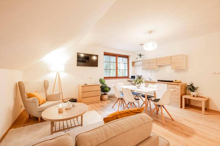 Ferienhaus für 3 Personen, mit Garten und Sauna sowie Ausblick in Liberec - 4