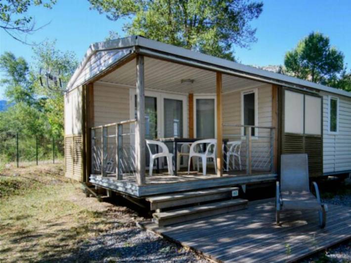 Camping Les Eaux Chaudes - Mobilhome 6 personnes - Le Plume Grand Confort in Digne-les-Bains, Alpes-de-Haute-Provence