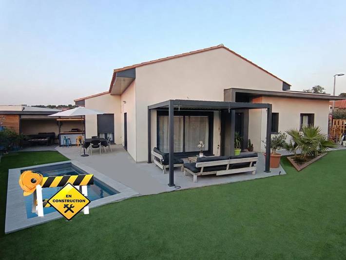 Villa pour 6 personnes, avec jardin et piscine à Perpignan