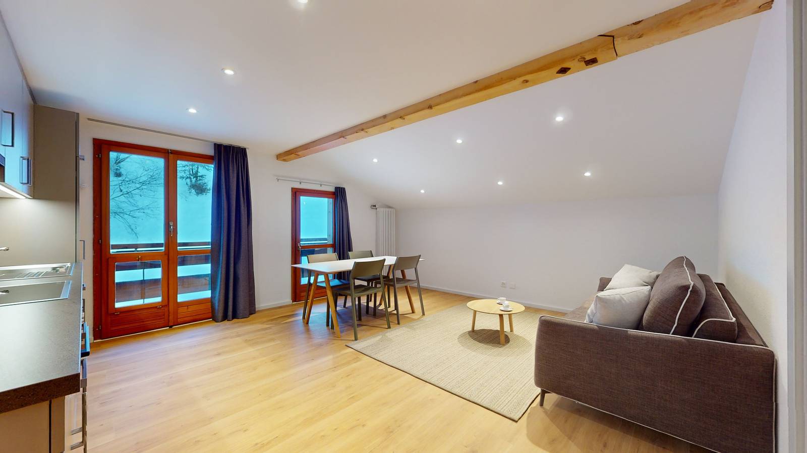 Ganze Wohnung, Chalet de l'Ours Authentic Appart. Chambésy 6 pers in Les Agettes, Walliser Alpen