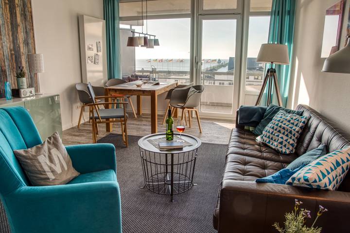 Ferienwohnung für 3 Personen, mit Seeblick und Balkon