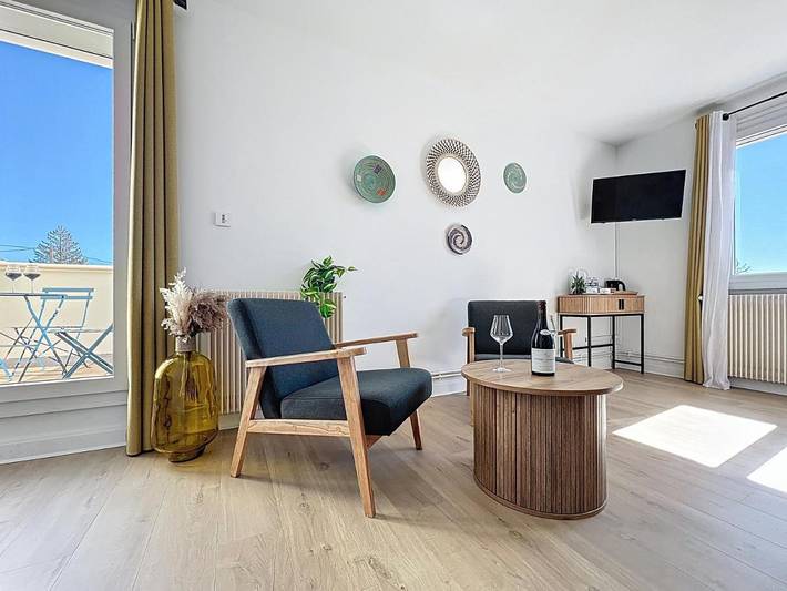 Hôtel pour 2 personnes, avec jardin et vue, animaux acceptés à Chagny - 4