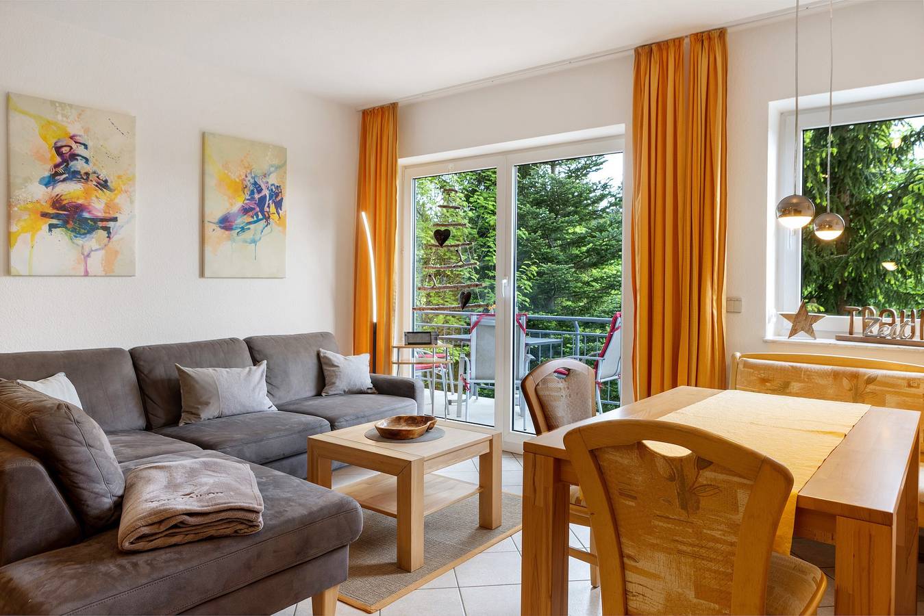 Ganze Wohnung, Ferienwohnung Tannenblick 7-1" mit Gemeinschaftsgarten, Balkon und Wi-Fi in Oberhof, Rennsteig