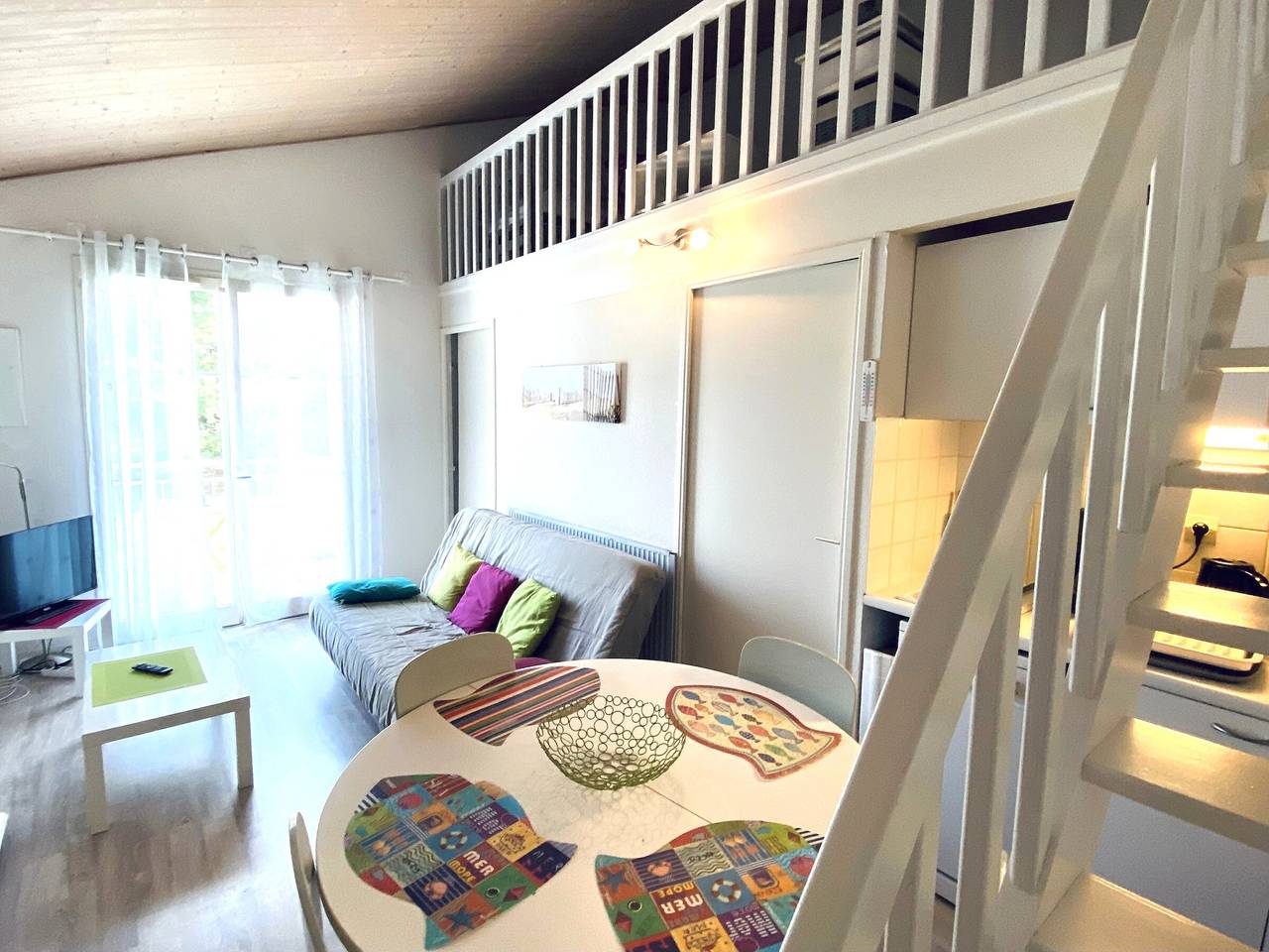Apartamento entero, Apartamento con Mezzanine, Balcón y Tv, Cerca de la Playa - Les Sables-d'Olonne in Château-d'Olonne, Vandea