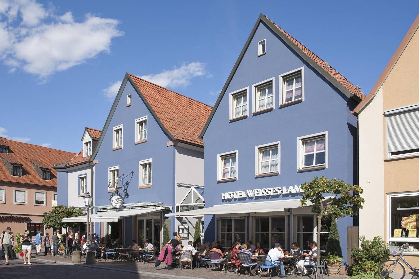 Hotel Weisses Lamm - Economy Einzelzimmer in Veitshöchheim, Fränkisches Weinland