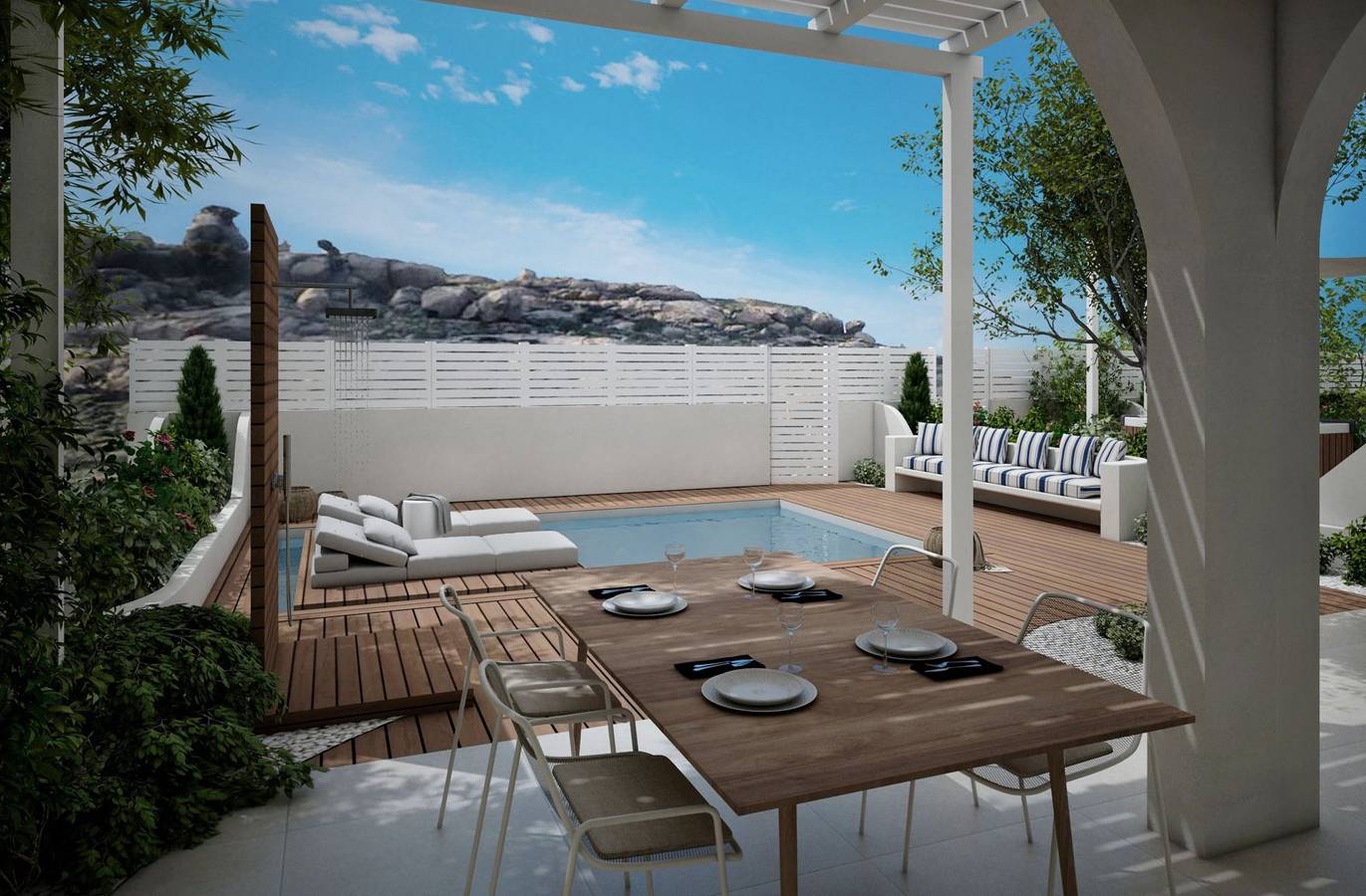 Villa für 2 Personen mit Garten in Agios Prokopios, Kykladen