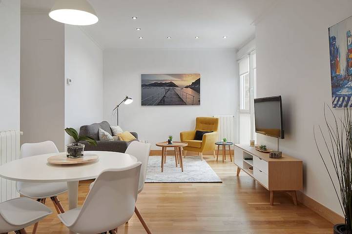 Appartement de vacances pour 2 personnes, avec balcon/terrasse à San Sebastian