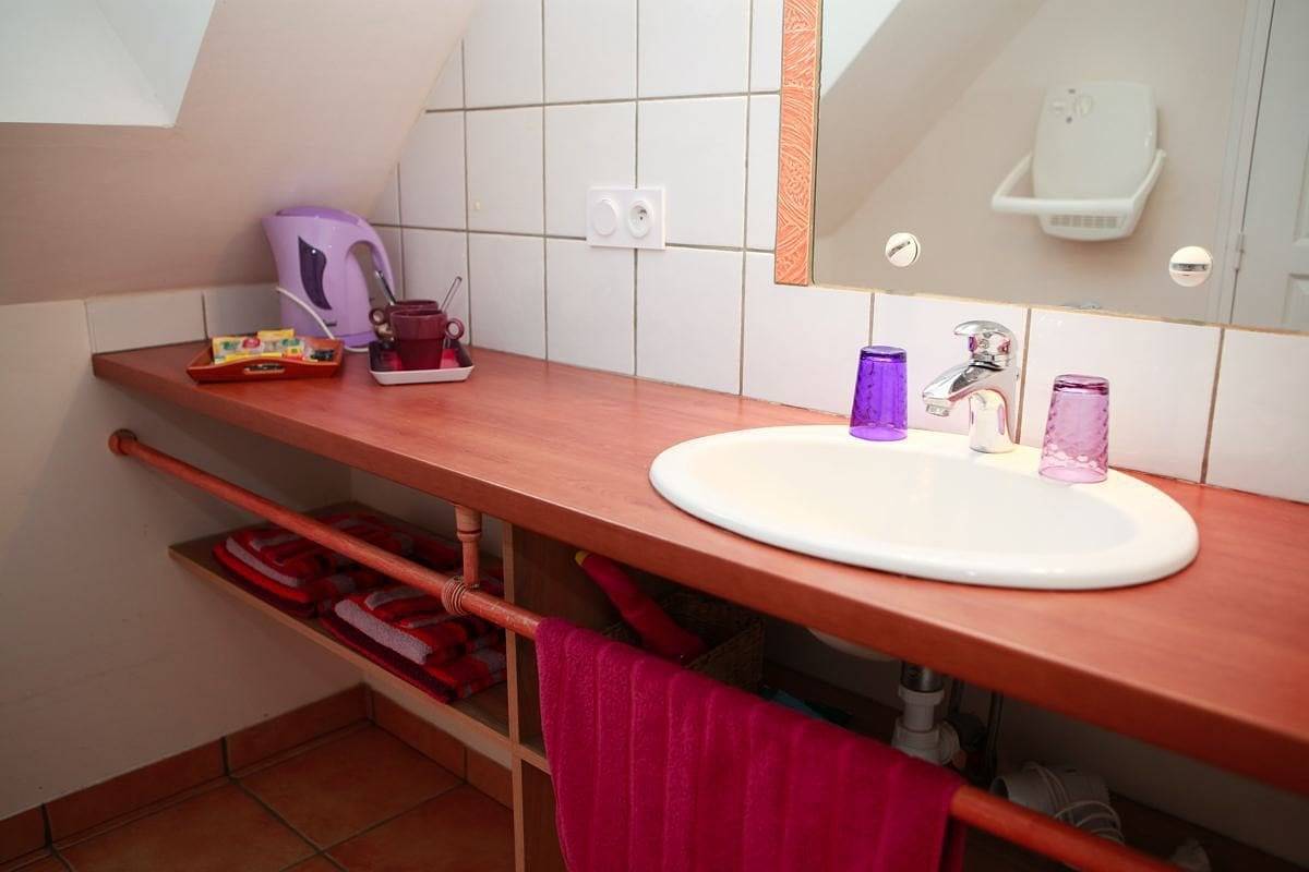 Chambres d'hôtes du Pressoir - Chambre Romantique in Saint-Alban, Côte d’Émeraude