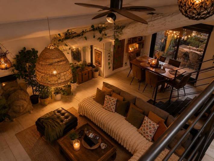 Maison d’hôte pour 2 personnes, avec Terrasse ainsi que Jacuzzi et Vue