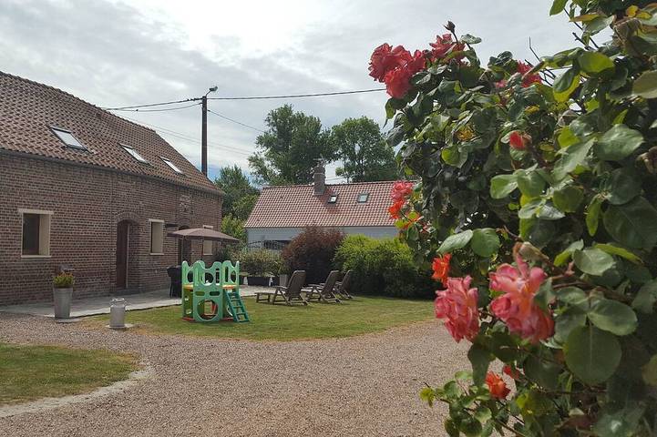 Maison de vacances pour 7 personnes, avec terrasse ainsi que jardin et sauna à Rue (homonymie)