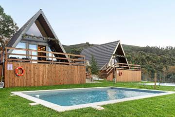 Casa rural para 6 personas, con jardín y vistas al lago, Se admiten mascotas en Portugal