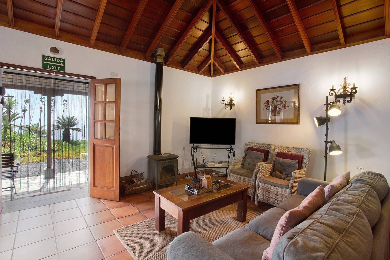 Location "Casa Rural Los Llanos Negros", avec vue sur la mer, jardin et Wi-Fi. in Fuencaliente de la Palma, La Palma Sud