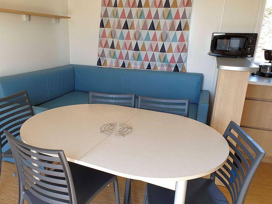 Flower Camping Des Lacs - Mobilheim 6 personen in Pressignac, Regionaler Naturpark Périgord-Limousin