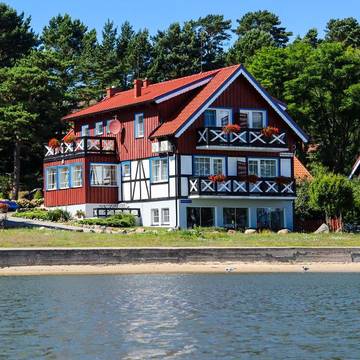 Maison d’hôte pour 2 personnes, avec terrasse et jardin à Nida
