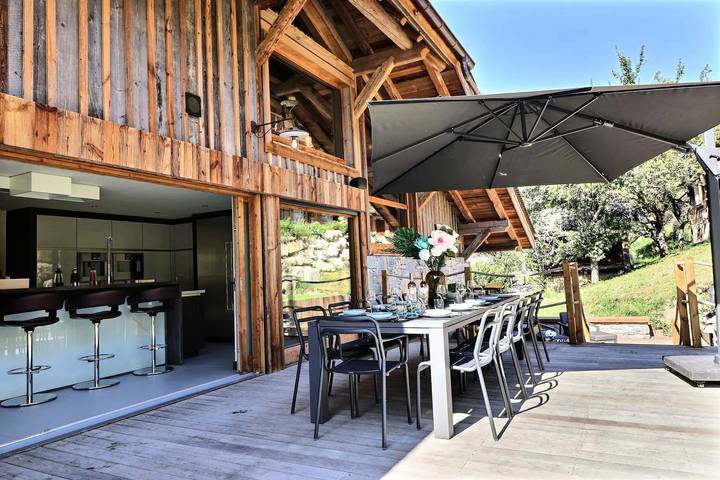 Chalet pour 12 personnes, avec sauna et jardin ainsi que piscine et jacuzzi à Montriond - 4