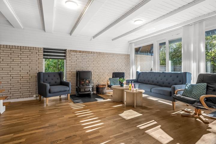 Cozy holiday home for 6 people with wilderness bath in Limfjord in Nordjütland