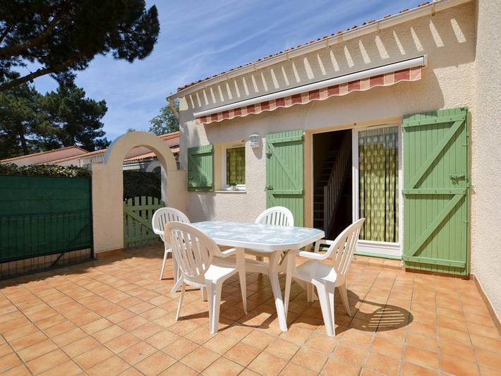 Maison de vacances pour 6 personnes, avec terrasse dans La Palmyre