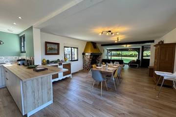 Maison de vacances pour 8 personnes, avec jardin dans la Sarthe