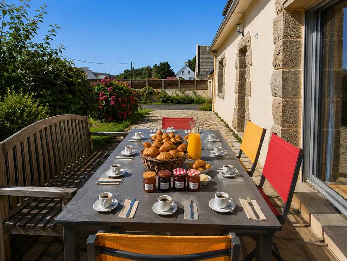 Maison de vacances pour 11 personnes, avec terrasse et jardin