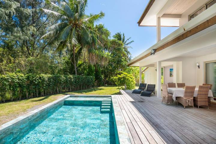 Maison de vacances pour 5 personnes, avec vue sur le lac et jardin ainsi que vue et piscine dans Polynésie française - 4