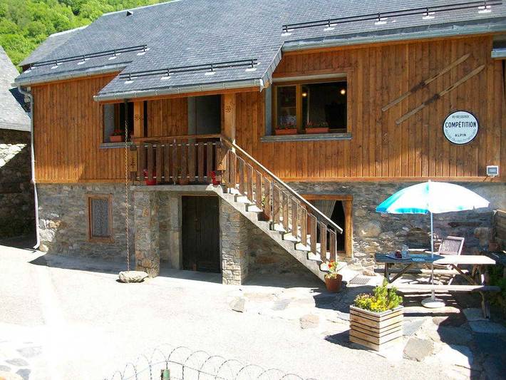 Gîte pour 4 personnes, avec Balcon ainsi que Balcon/Terrasse et Terrasse