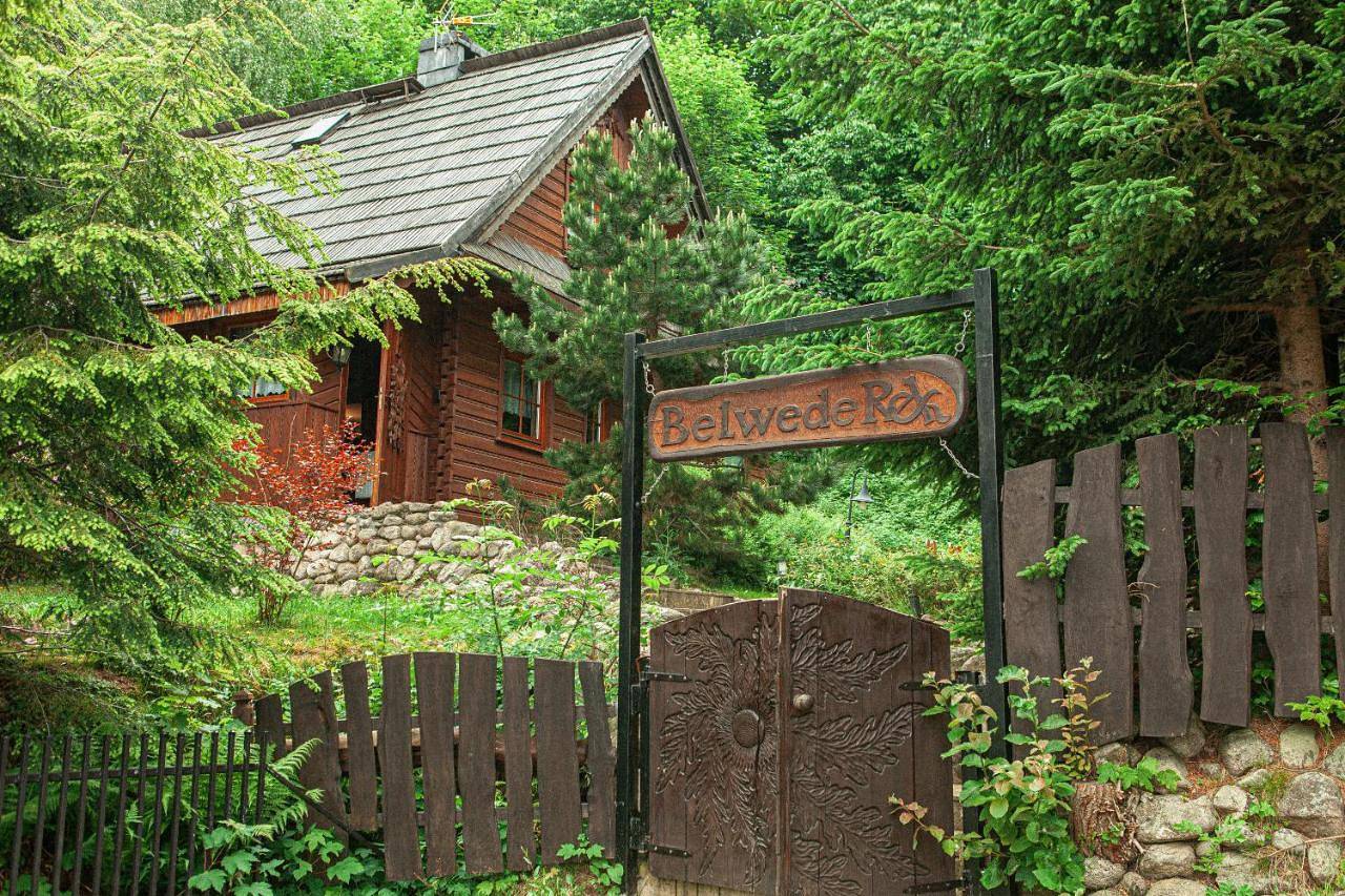 Drewniany domek z prywatną sauną Belwederek - ogrodzony, blisko szlaków in Karpacz, Sudeten (Polen)